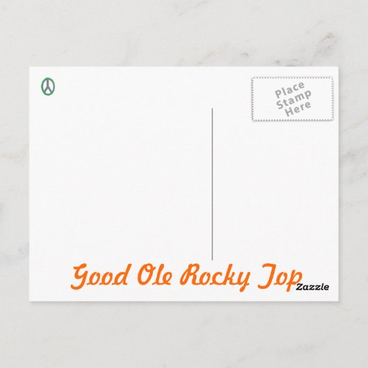 Tennessee briefkaart (Achterkant)