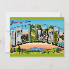 Tennessee Briefkaart Bewegende Aankondiging
