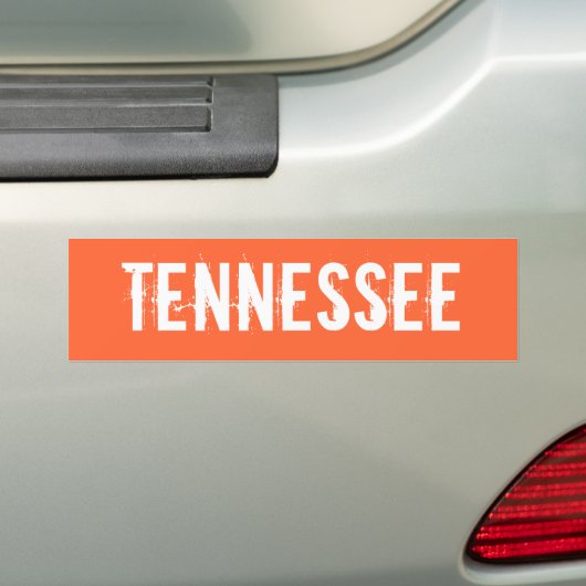 Tennessee Bumpersticker (Op auto)
