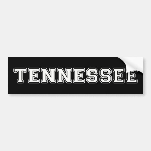 Tennessee Bumpersticker (Voorkant)