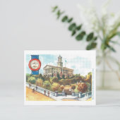 Tennessee Capitol met Seal Briefkaart (Staand voorkant)