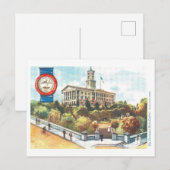Tennessee Capitol met Seal Briefkaart (Voorkant / Achterkant)