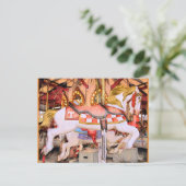 Tennessee Carrousel Paard Olieverfschilderij Briefkaart (Staand voorkant)