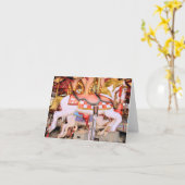 Tennessee Carrousel Paard Olieverfschilderij Kaart (Gele Bloem)