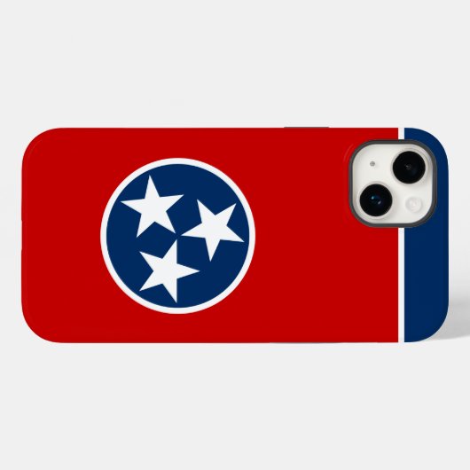 Tennessee Case-Mate iPhone Case (Achterkant (horizontaal))