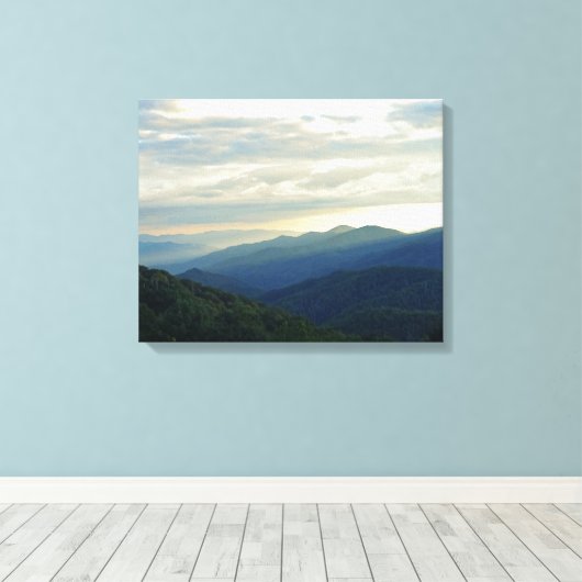 Tennessee Clouds Canvas Afdruk (Insitu (Houten vloer))