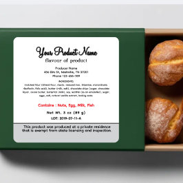 Tennessee Cottage Food Label