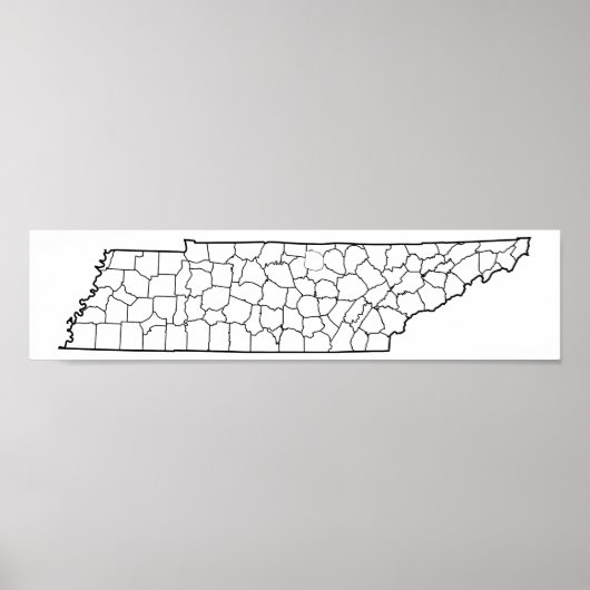 Tennessee County's Blank overzicht (Voorkant)