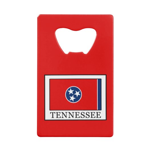 Tennessee Creditkaart Flessenopener (Voorkant)