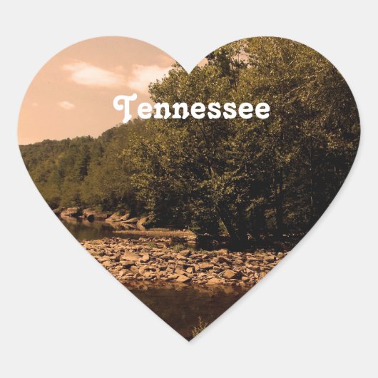 Tennessee Creek Hart Sticker (Voorkant)