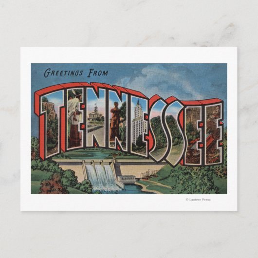 Tennessee (Dam)Large Letter ScenesTennessee Briefkaart (Voorkant)