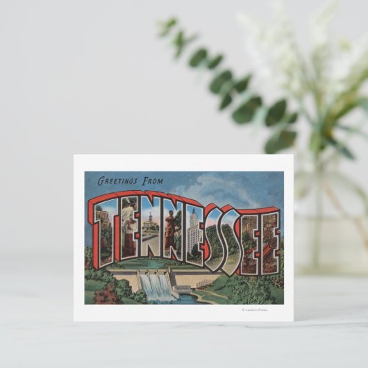 Tennessee (Dam)Large Letter ScenesTennessee Briefkaart (Staand voorkant)