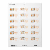 Tennessee Dames Cowboy Laarzen Oranje Mode Naam Etiket (Full Sheet)