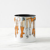 Tennessee Dames Cowboy Laarzen Oranje Mode Naam Mok (Midden)