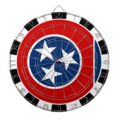 Tennessee Dartboard & Tennessee Flag/game board Dartbord (Voorkant)