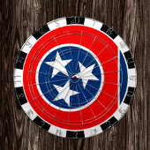 Tennessee Dartboard & Tennessee Flag/game board Dartbord