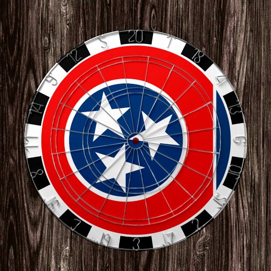 Tennessee Dartboard & Tennessee Flag/game board Dartbord