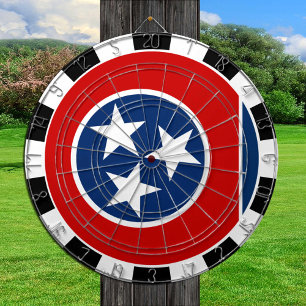Tennessee Dartboard & Tennessee Flag/game board Dartbord