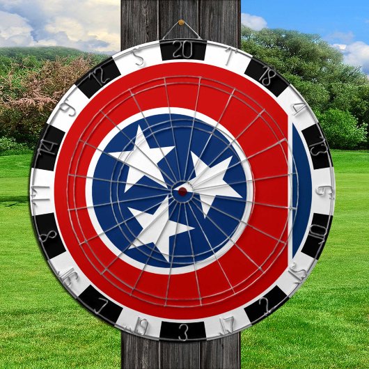 Tennessee Dartboard & Tennessee Flag/game board Dartbord