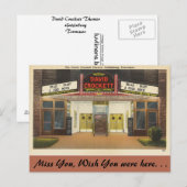 Tennessee, David Crockett Theater, Gatlinburg Briefkaart (Voorkant / Achterkant)