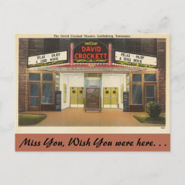 Tennessee, David Crockett Theater, Gatlinburg Briefkaart
