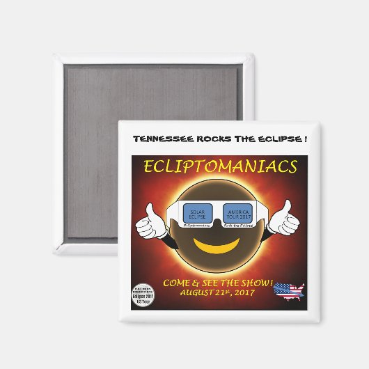 TENNESSEE ECLIPSE MAGNEET (Voorkant / Achterkant)