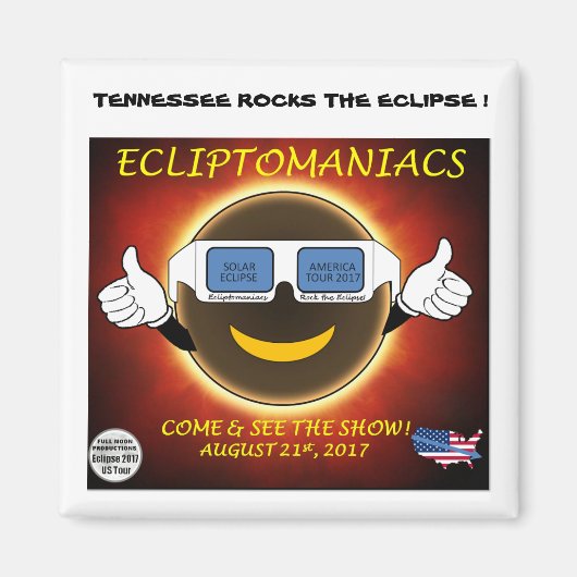 TENNESSEE ECLIPSE MAGNEET (Voorkant)