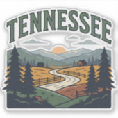 Tennessee Erfgoed Sticker (Voorkant)