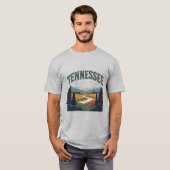 Tennessee erfgoedlandschap t-shirt (Voorkant volledig)