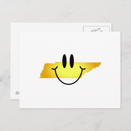 Tennessee Face Briefkaart (Voorkant / Achterkant)