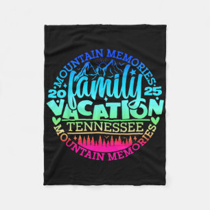 Tennessee Familie Vakantie Road Trip 2025 Mountain Fleece Deken