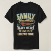 Tennessee Family Vacation 2021 Best Memories T-shirt (Design voorkant)