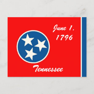 Tennessee Flag Briefkaart