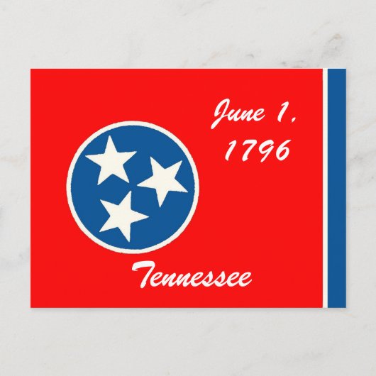 Tennessee Flag Briefkaart (Voorkant)