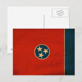 Tennessee Flag Briefkaart (Voorkant / Achterkant)