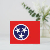 TENNESSEE FLAG BRIEFKAART (Staand voorkant)