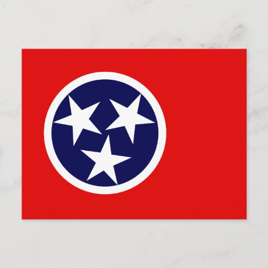 TENNESSEE FLAG BRIEFKAART (Voorkant)