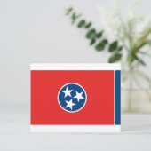Tennessee Flag Briefkaart (Staand voorkant)