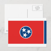 Tennessee Flag Briefkaart (Voorkant / Achterkant)