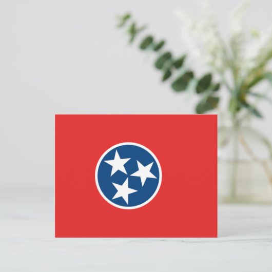 Tennessee Flag Briefkaart (Staand voorkant)