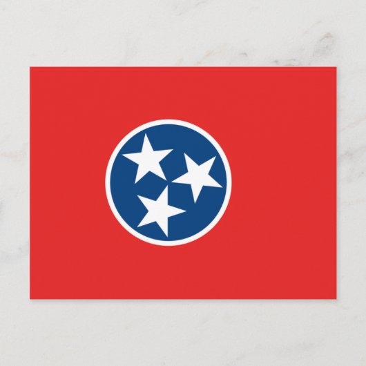 Tennessee Flag Briefkaart (Voorkant)