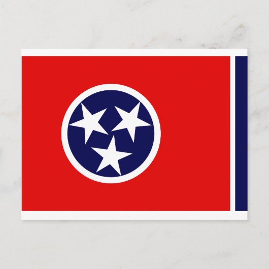 TENNESSEE FLAG BRIEFKAART (Voorkant)