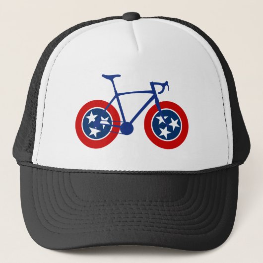 Tennessee Flag Cycling Trucker Pet (Voorkant)