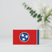 Tennessee Flag Elegant Visitekaartjes / VS (Staand voorkant)