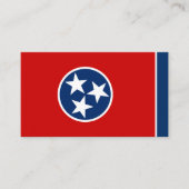 Tennessee Flag Elegant Visitekaartjes / VS (Voorkant)