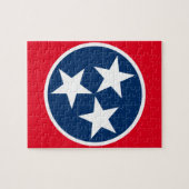 Tennessee Flag Legpuzzel (Horizontaal)