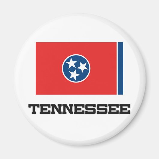 Tennessee Flag Magneet (Voorkant)