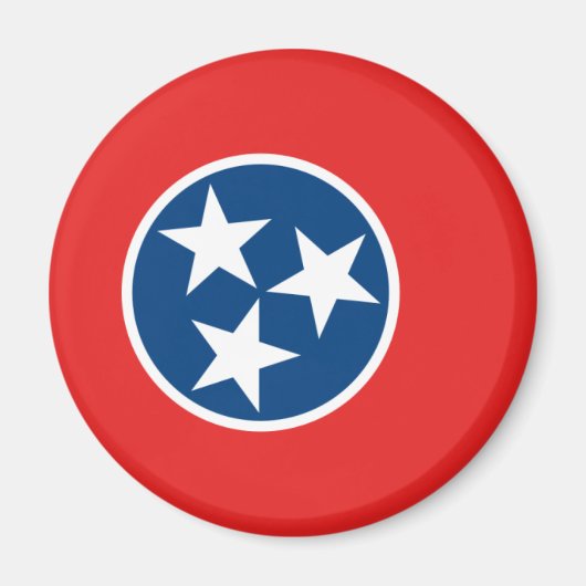 Tennessee Flag Magneet (Voorkant)