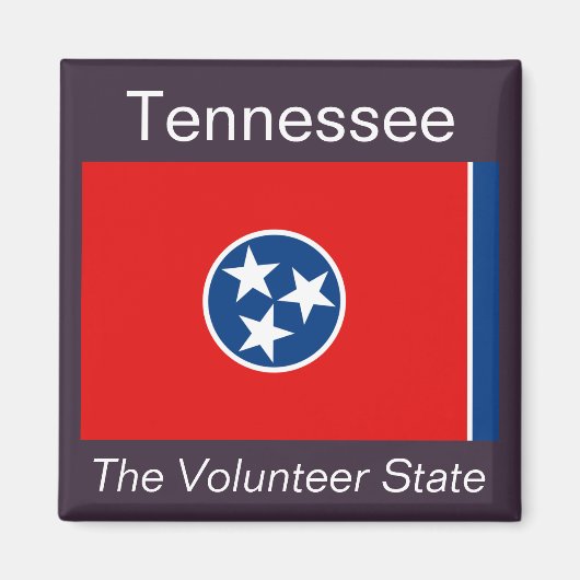 Tennessee Flag Magnet (Voorkant)