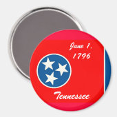 Tennessee Flag Magnet (Voorkant / Achterkant)